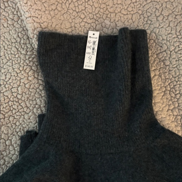 NWT Madewell Cashmere Turtleneck Pullover Sweater-Small - Picture 8 of 11